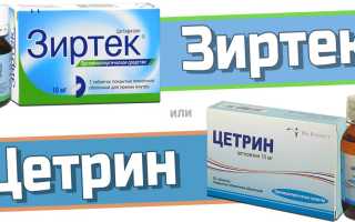 Цетрин или Зиртек?