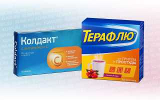 Терафлю или Колдакт?