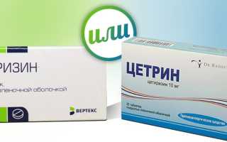 Цетиризин или Цетрин?
