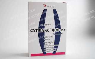 Панцеф или Супракс?