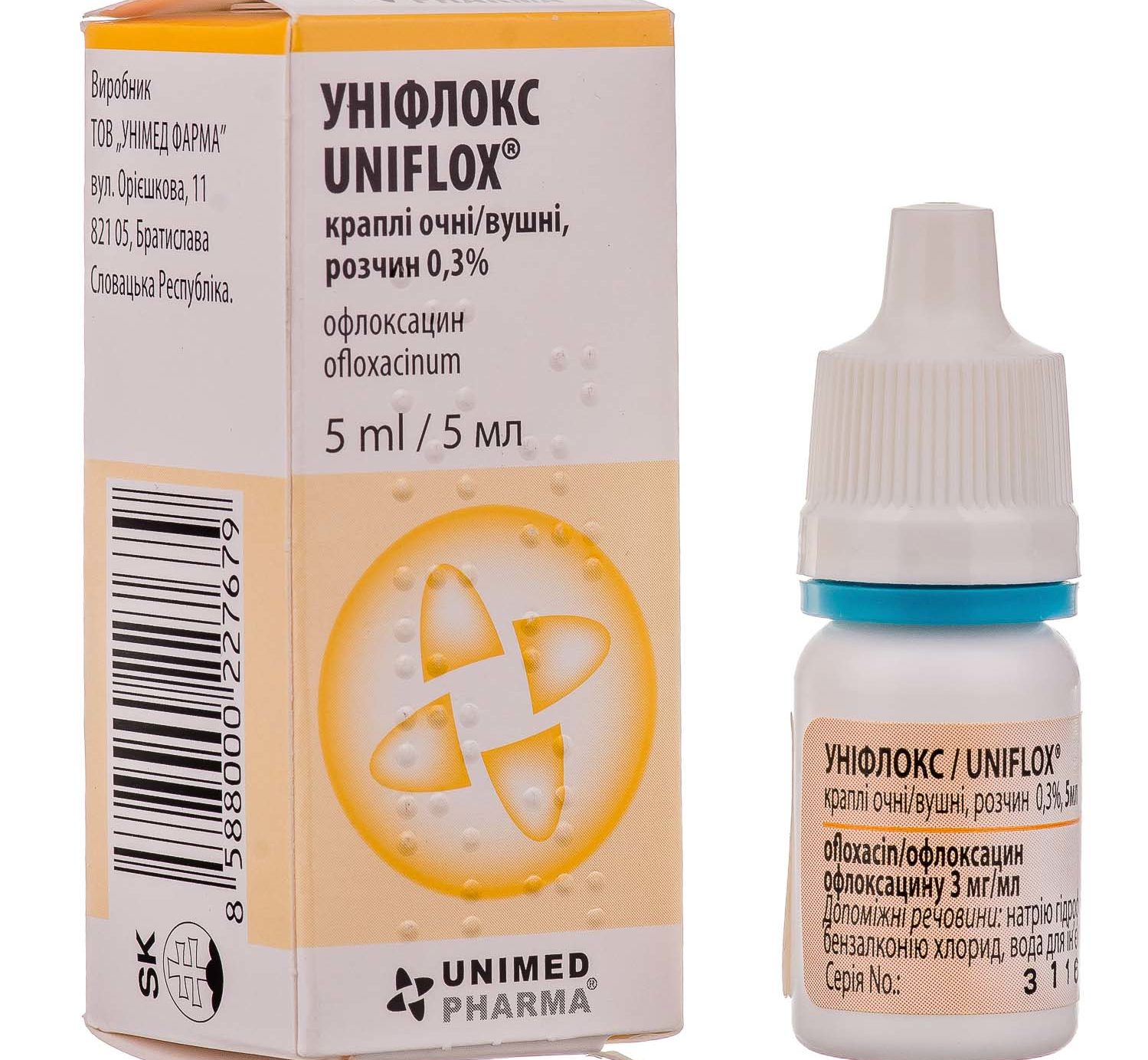 Глазные капли Унифлокс
