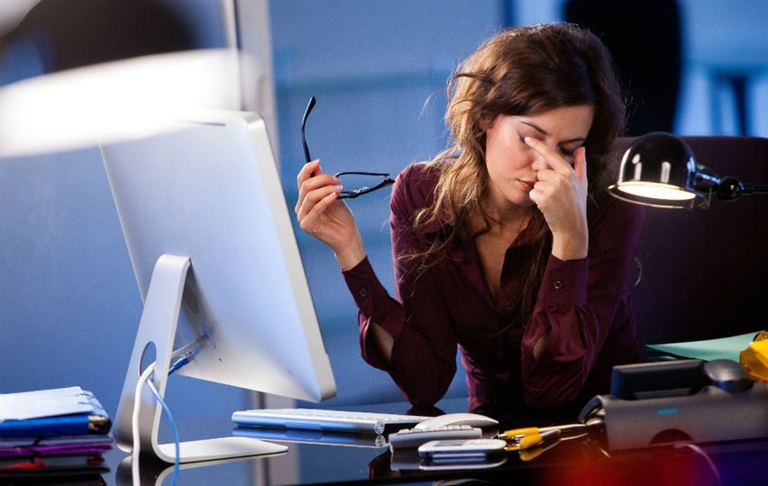 Напряжение в глазах