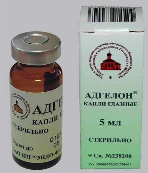 Глазные капли Адгелон