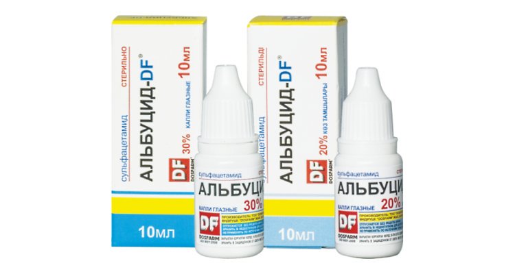 Как капать Альбуцид