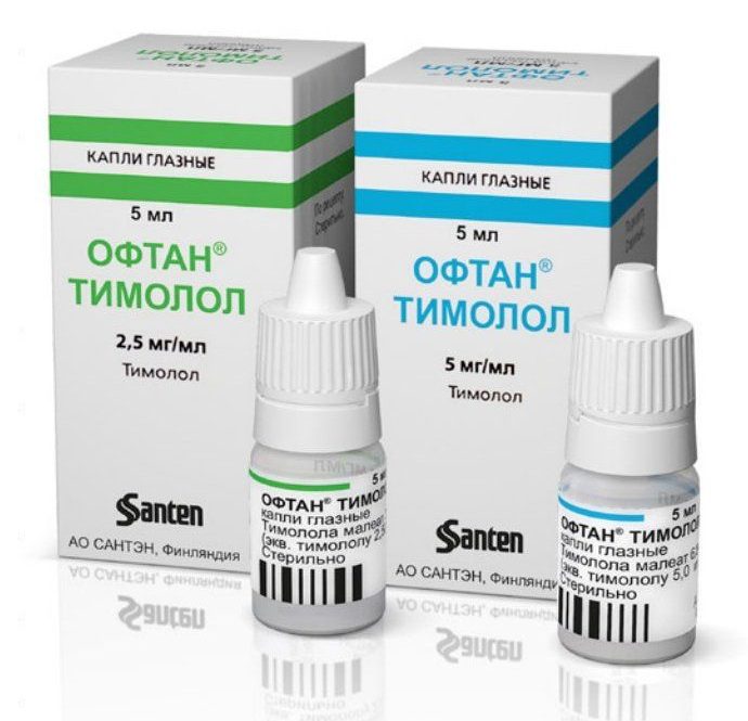 Глазные капли Офтан Тимолол