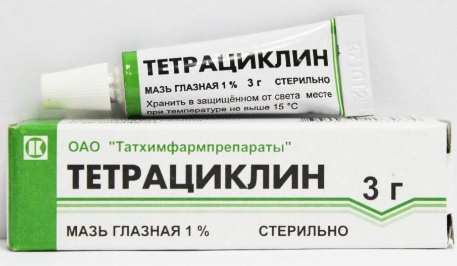 Тетрациклиновая мазь при ячмене