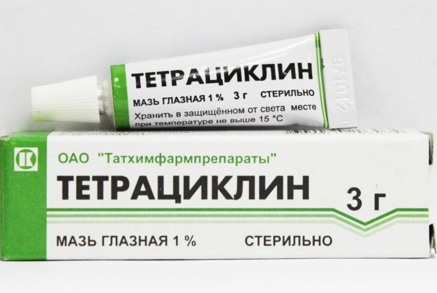 Тетрациклиновая мазь при ячмене