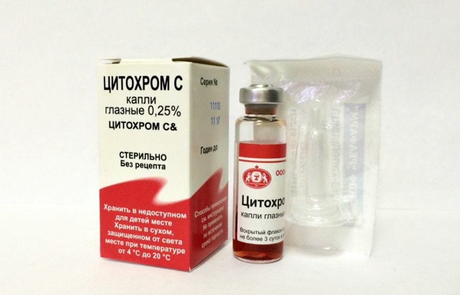 Глазные капли Цитохром С