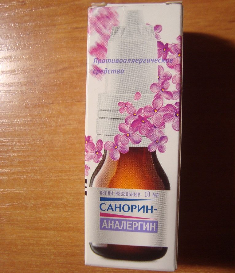 Глазные капли Санорин-Аналергин