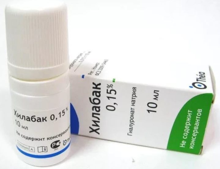 Глазные капли Хилабак