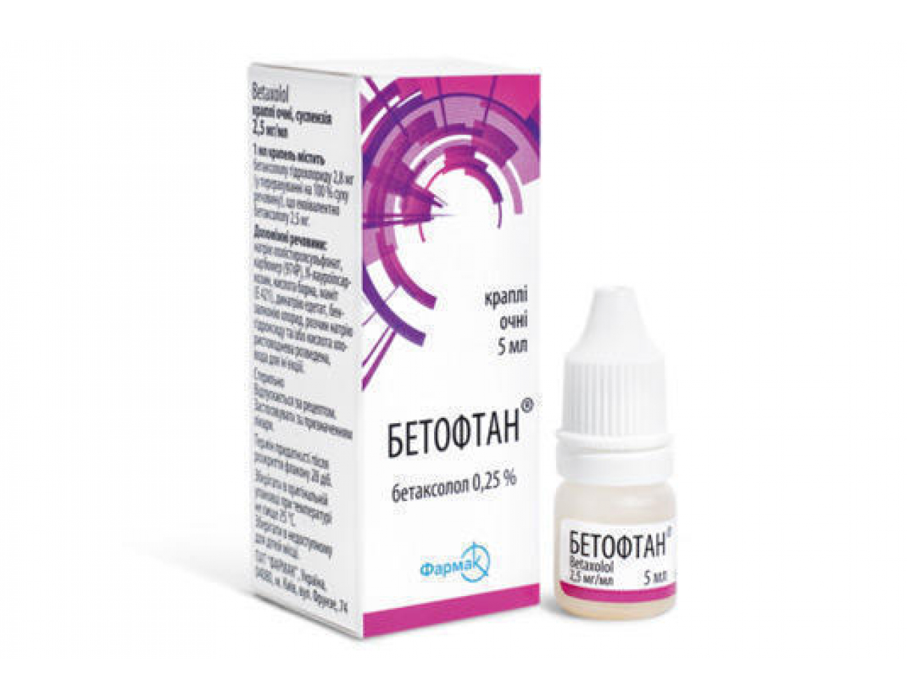 Глазные капли Бетофтан