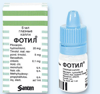 Глазные капли Фотил