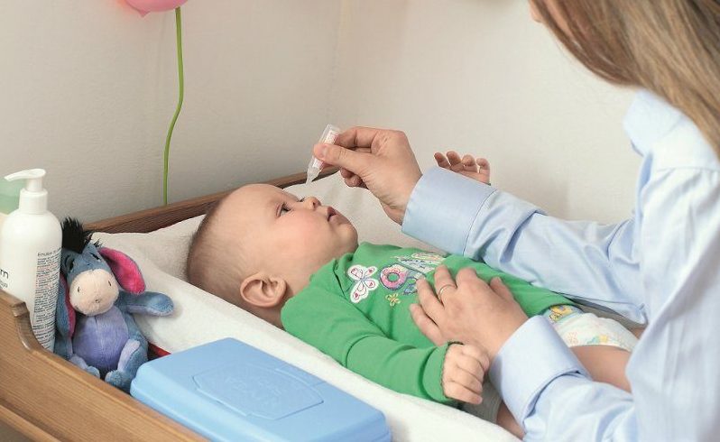Капаем капли грудничку