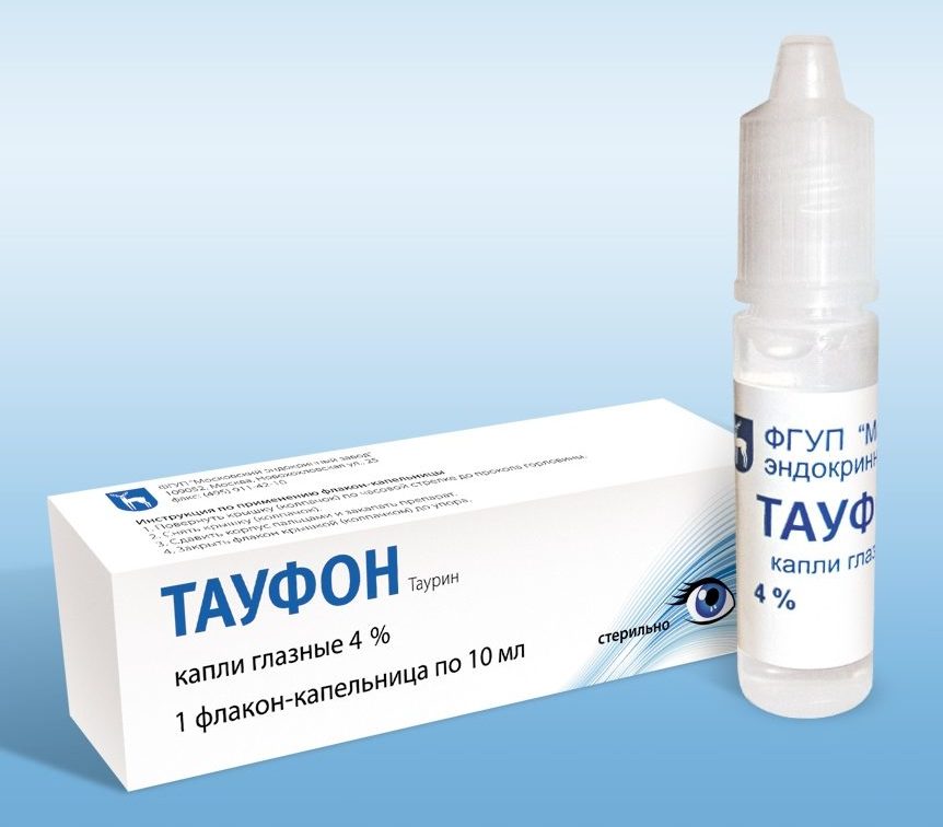 Глазные капли Тауфон - польза и вред