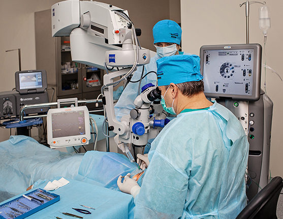 Лечение глаукомы лазером