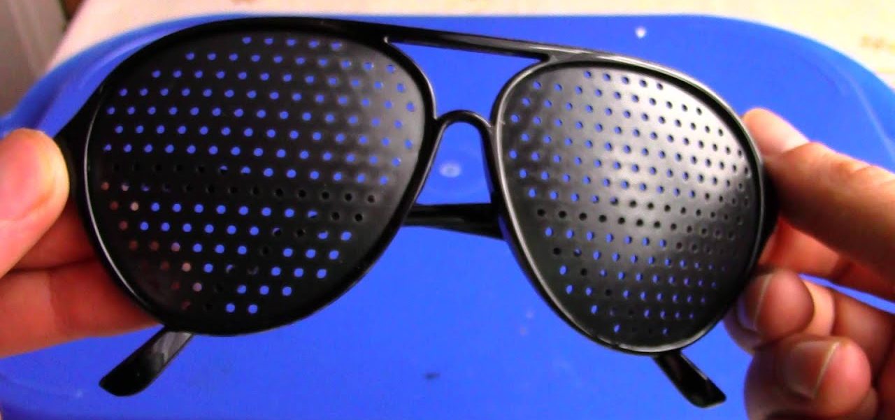 Правила использования перфорационных очков