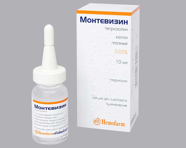 Глазные капли Монтевизин