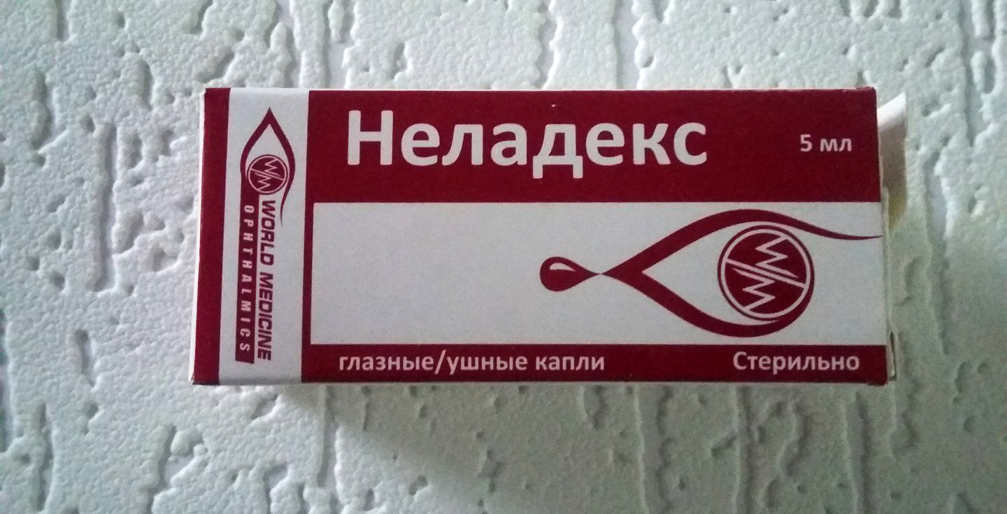 Глазные капли Неладекс