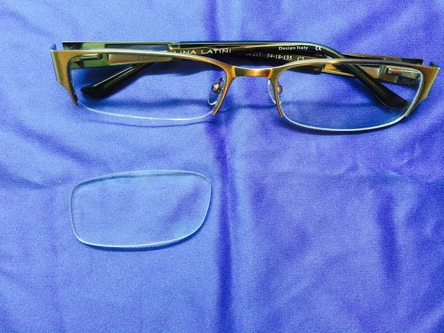 Как вставить линзу в оправу