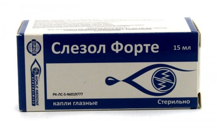 Глазные капли Слезол форте